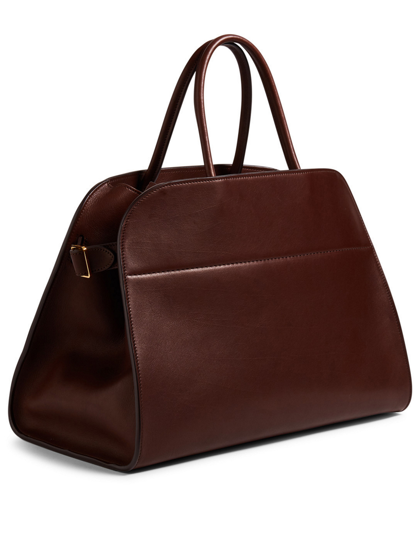 THE ROW Margaux 15 Leather Top Handle Bag Holt Renfrew Canada
