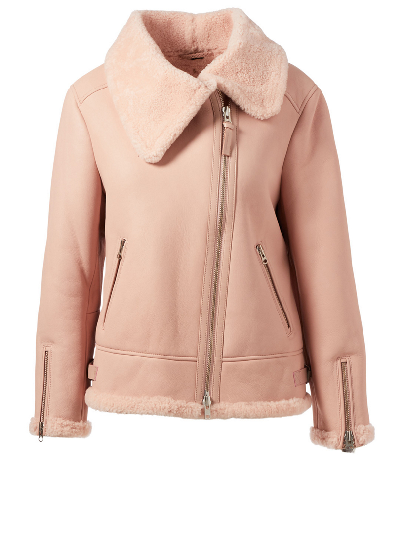 mackage shearling jacket