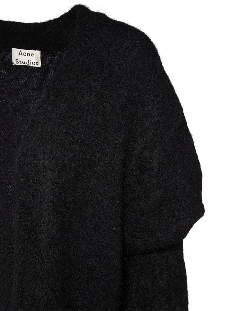 acne studios black cardigan