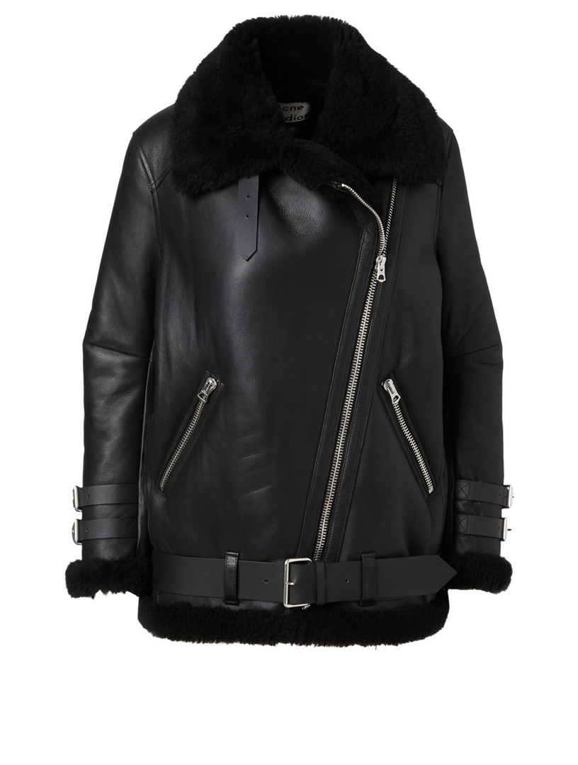 ACNE STUDIOS Shearling Aviator Jacket | Holt Renfrew Canada