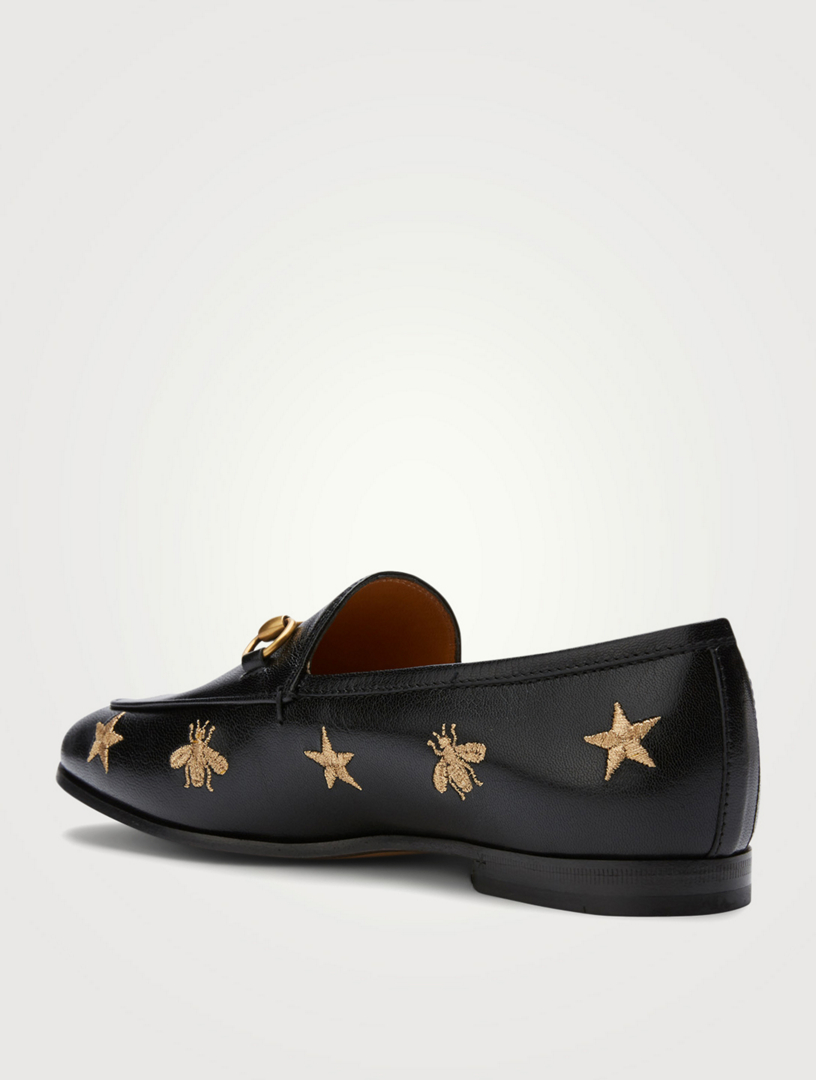 gucci jordaan leather loafer