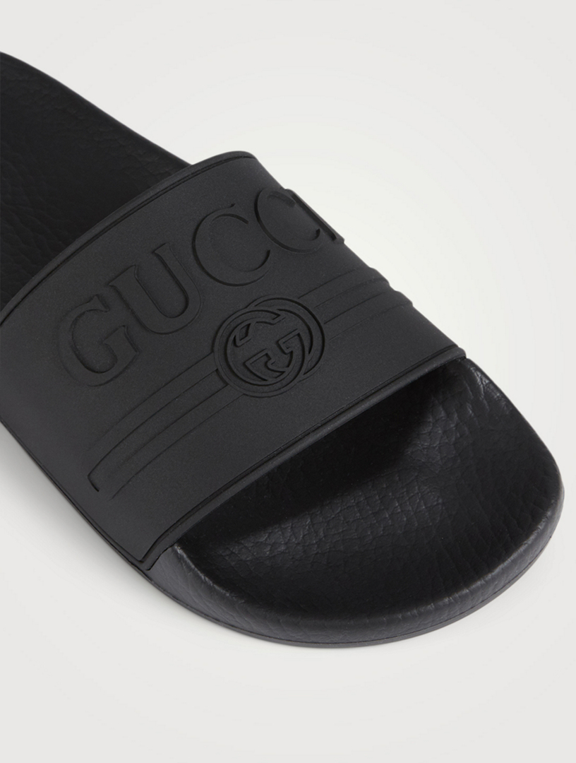 gucci slides logo