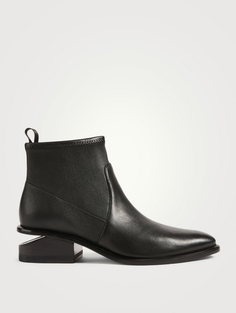 ALEXANDER WANG Kori Stretch Leather Ankle Boots | Holt Renfrew Canada