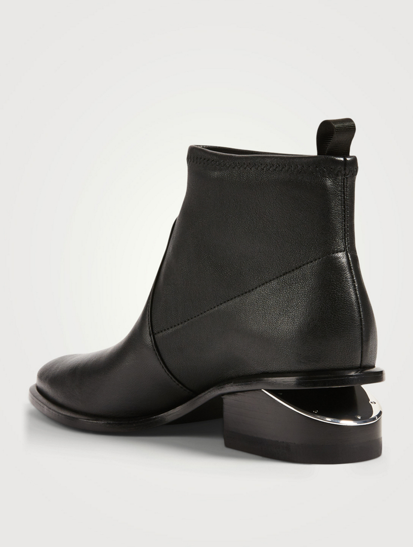 alexander wang kori stretch leather booties