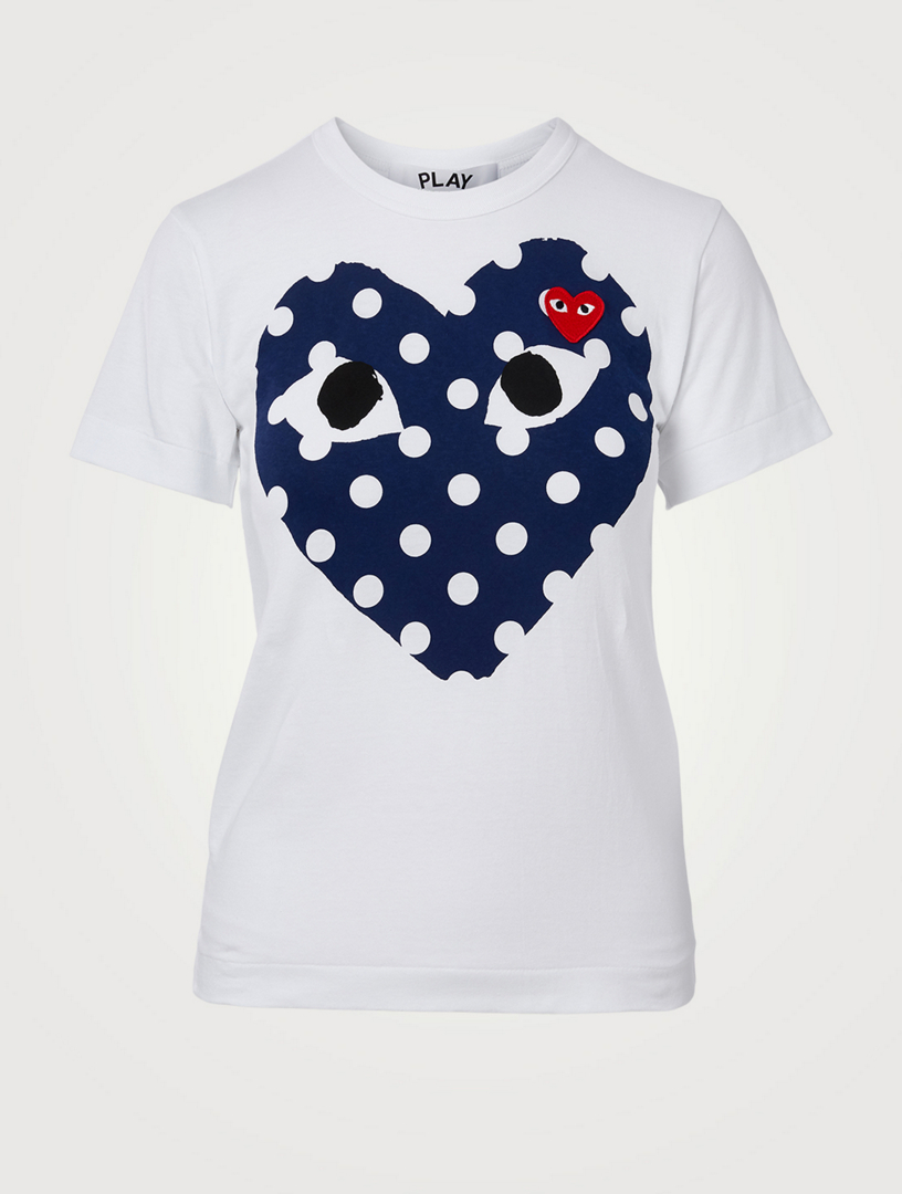 comme des garcons shirt polka dot