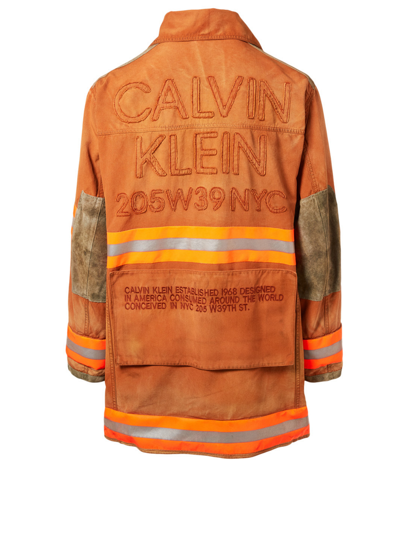 calvin klein firefighter coat