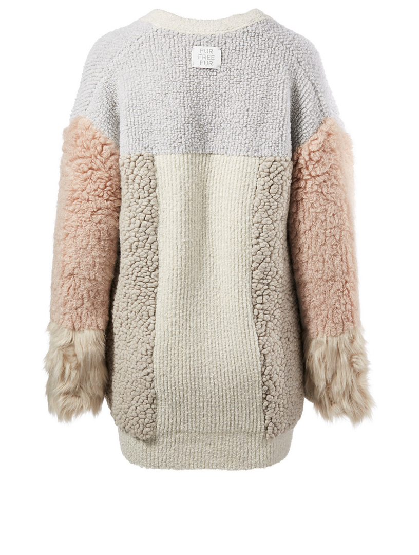 stella mccartney fur cardigan
