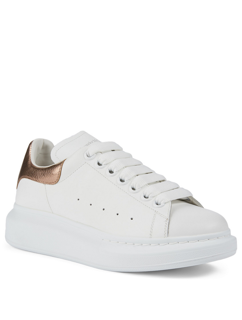 alexander mcqueen all white sneakers