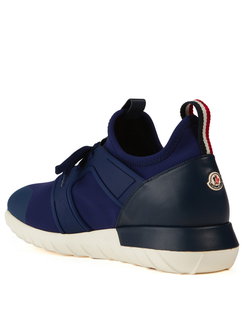 moncler neoprene emilien low top trainers