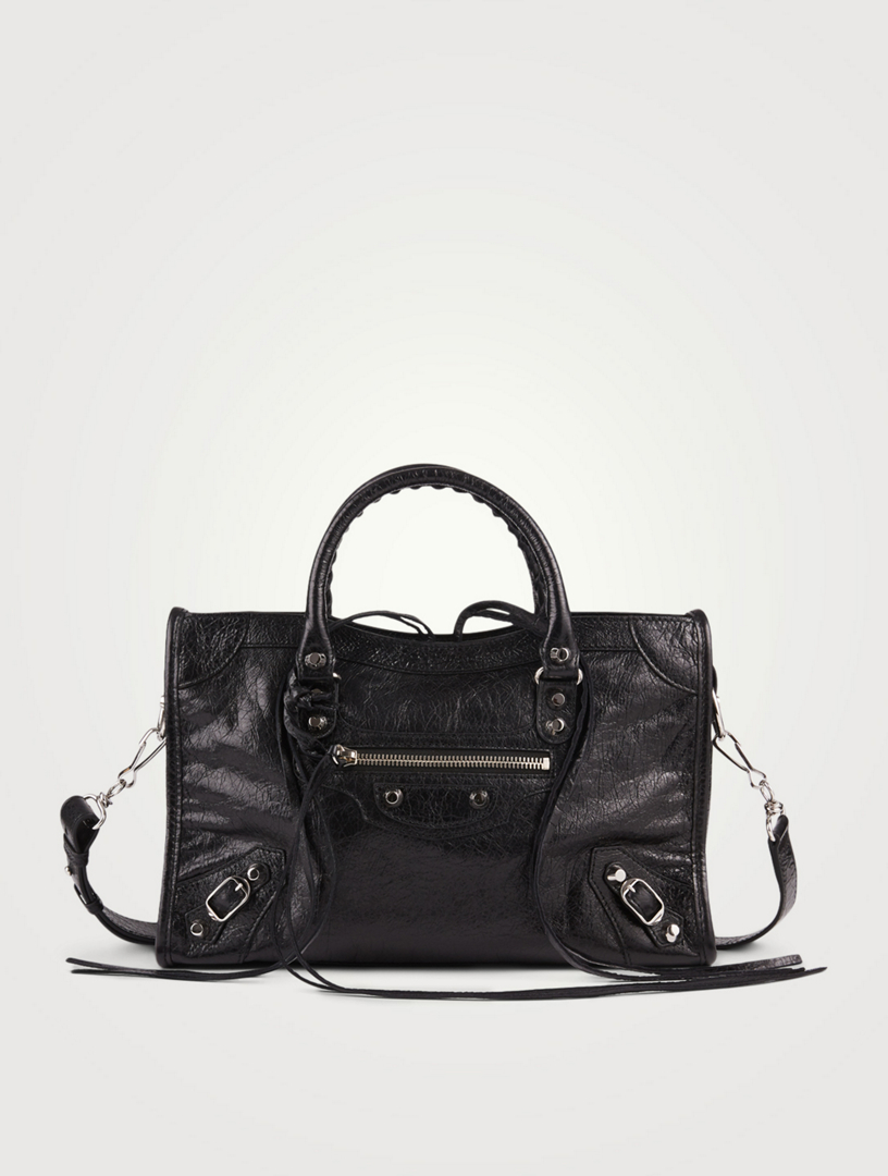balenciaga leather shopping bag