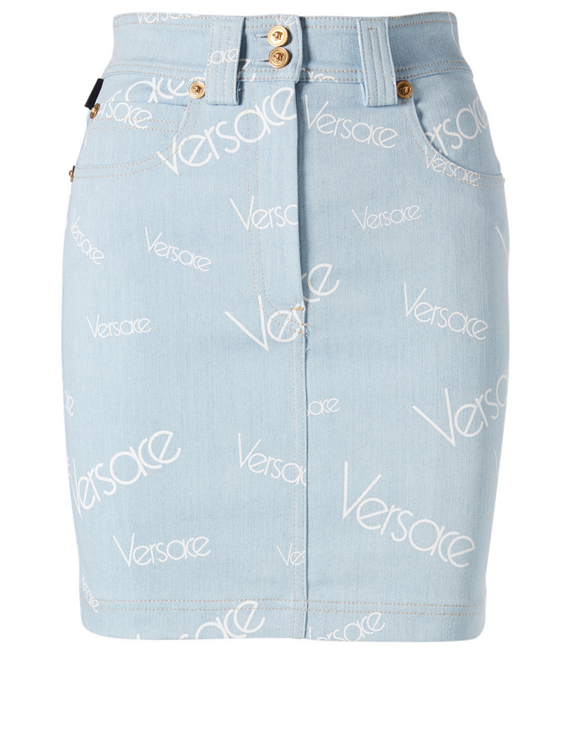 versace jean skirt