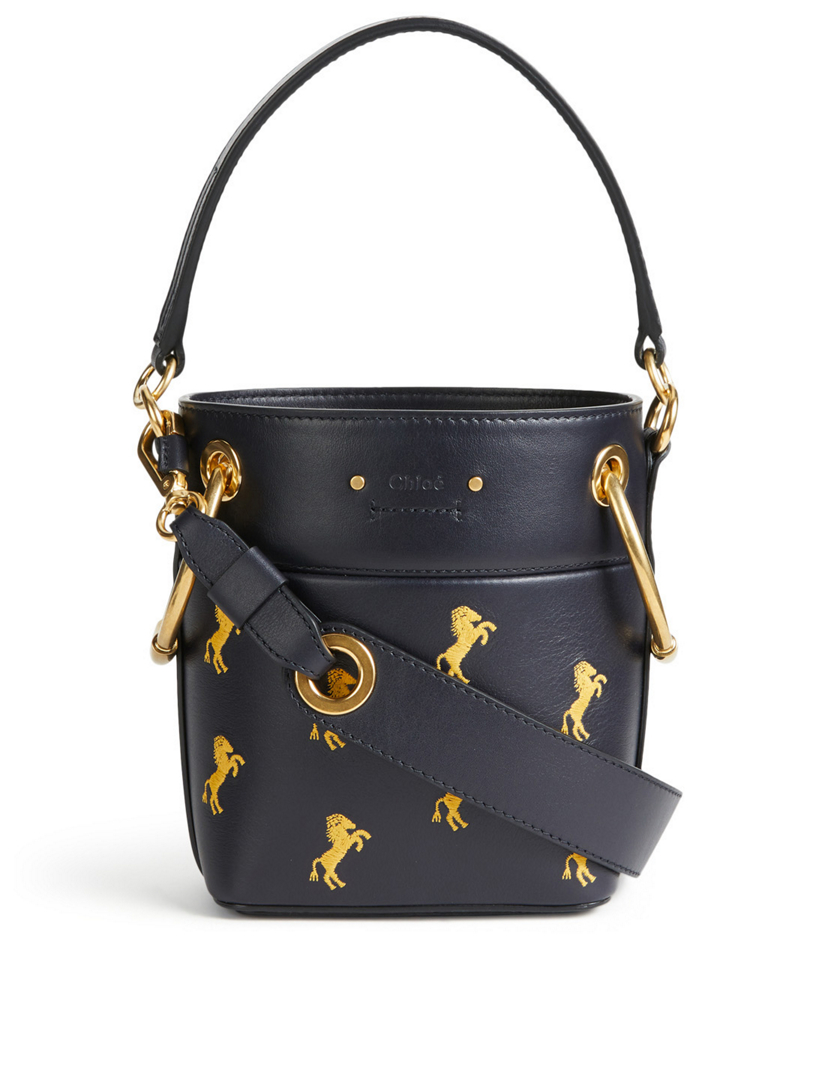 chloe roy bucket bag horse