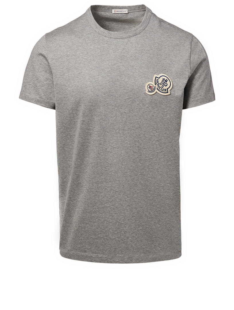 moncler double logo t shirt