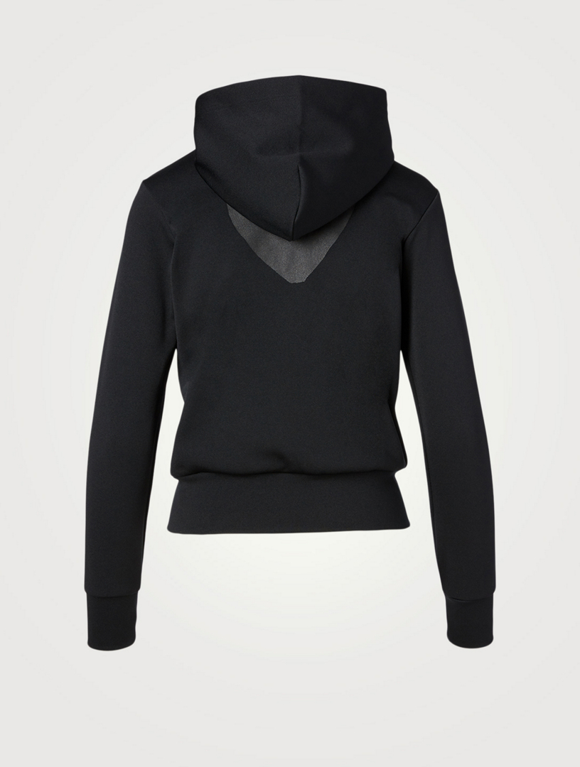 commes de garcon blue hoodie