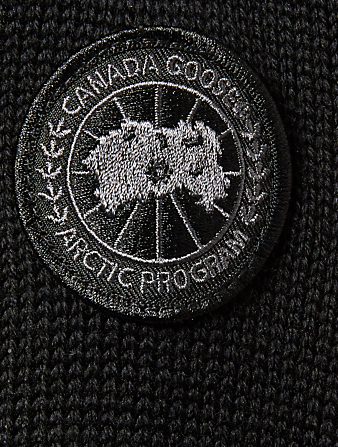CANADA GOOSE Cortina Long Wool Cardigan Women's Black