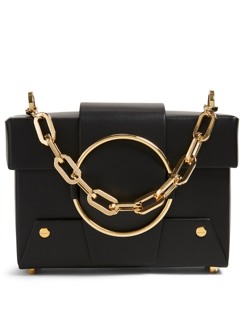 YUZEFI Asher Box Chain Top Handle Leather Crossbody Bag | Holt Renfrew