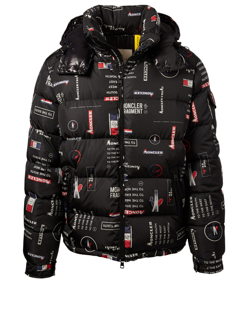 MONCLER GENIUS 7 Moncler x Fragment Jain Down Puffer Jacket In Logo