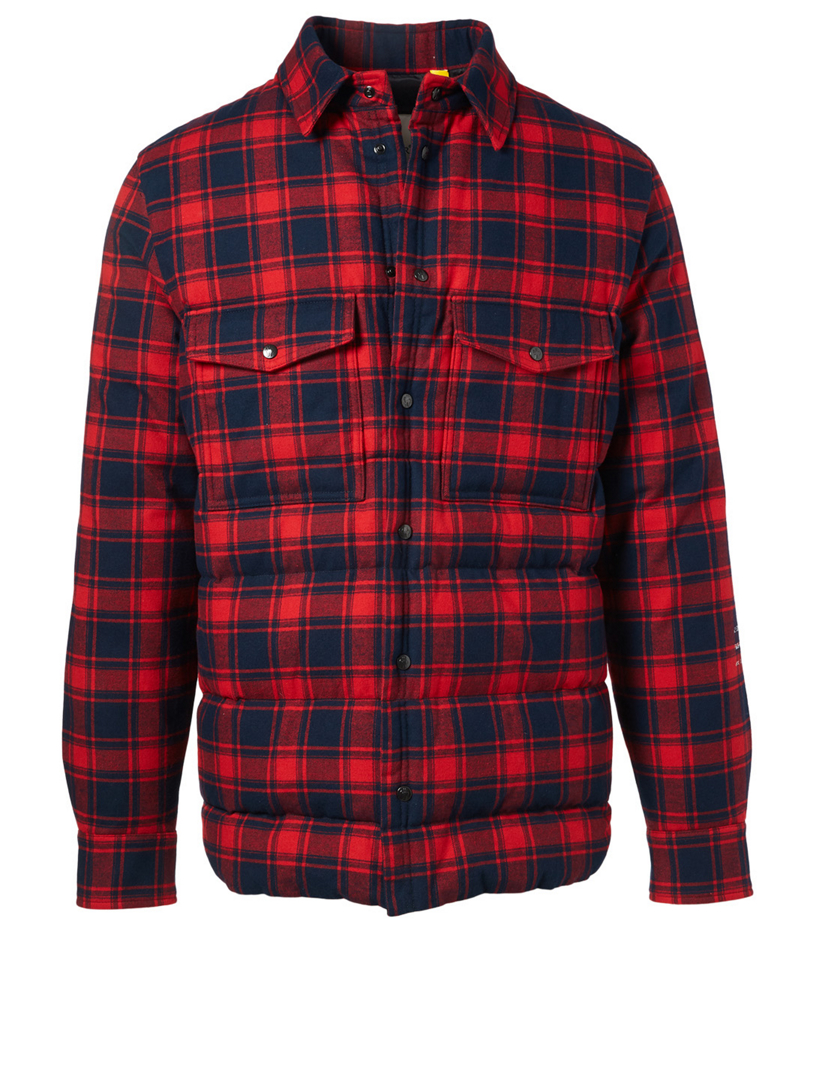 Moncler x Fragment Down Flannel Shirt 