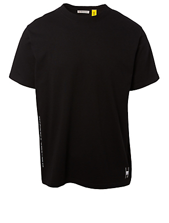 MONCLER GENIUS Tee-shirt 7 Moncler x Fragment à logo Femmes Noir