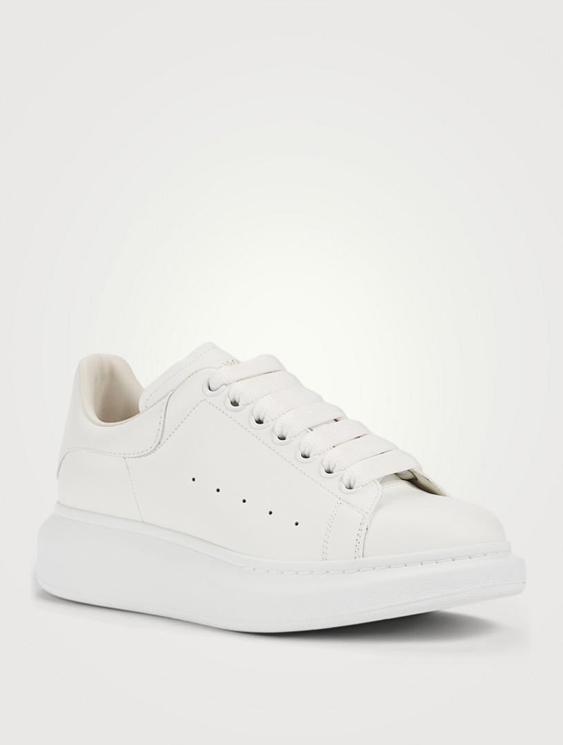 ALEXANDER MCQUEEN Oversized Leather Sneakers | Holt Renfrew Canada