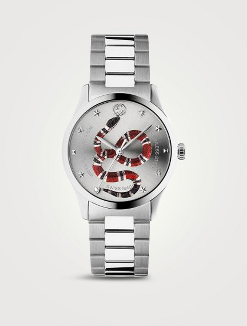 GUCCI G-Timeless Stainless Steel 