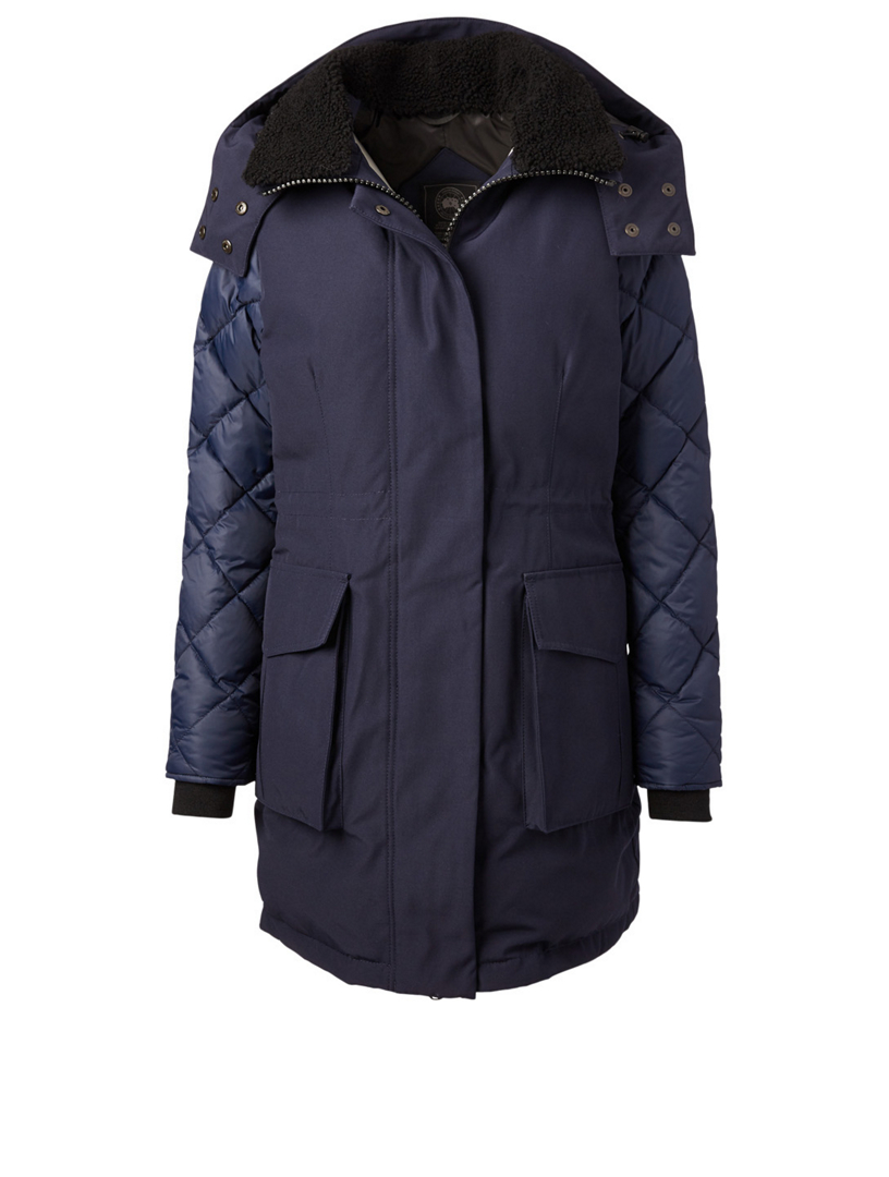 canada goose elwin parka black label