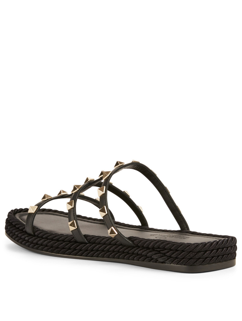 valentino garavani rockstud torchon sandals