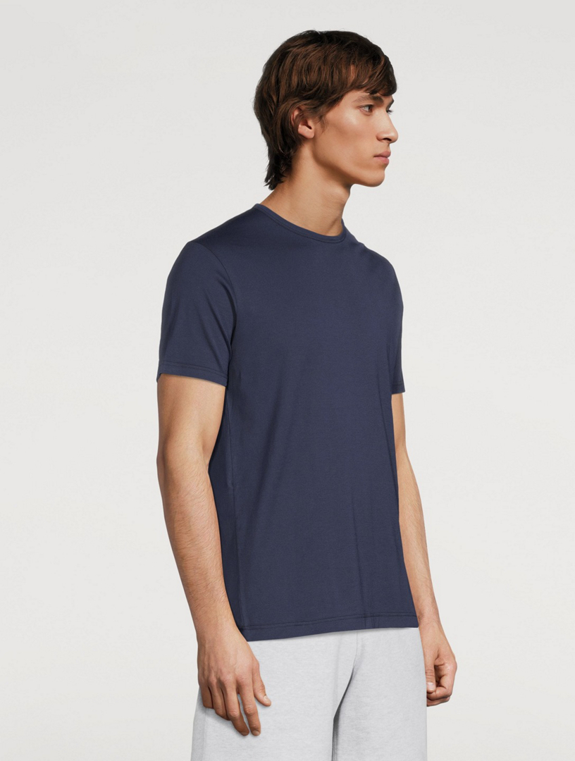 SUNSPEL Classic Cotton T-Shirt Mens Blue
