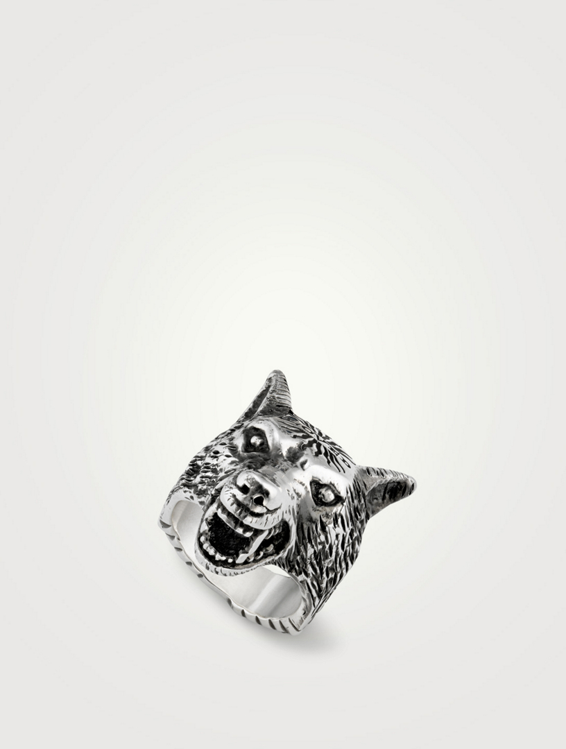 wolf gucci ring