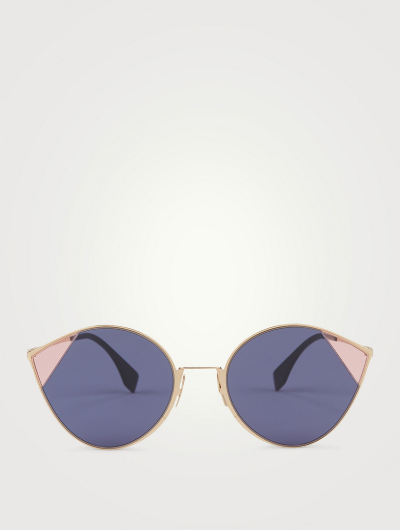 fendi cut eye sunglasses