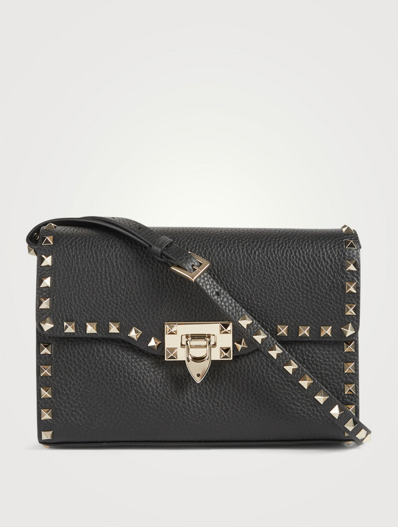 VALENTINO GARAVANI Medium Rockstud Leather Crossbody Bag | Holt Renfrew ...