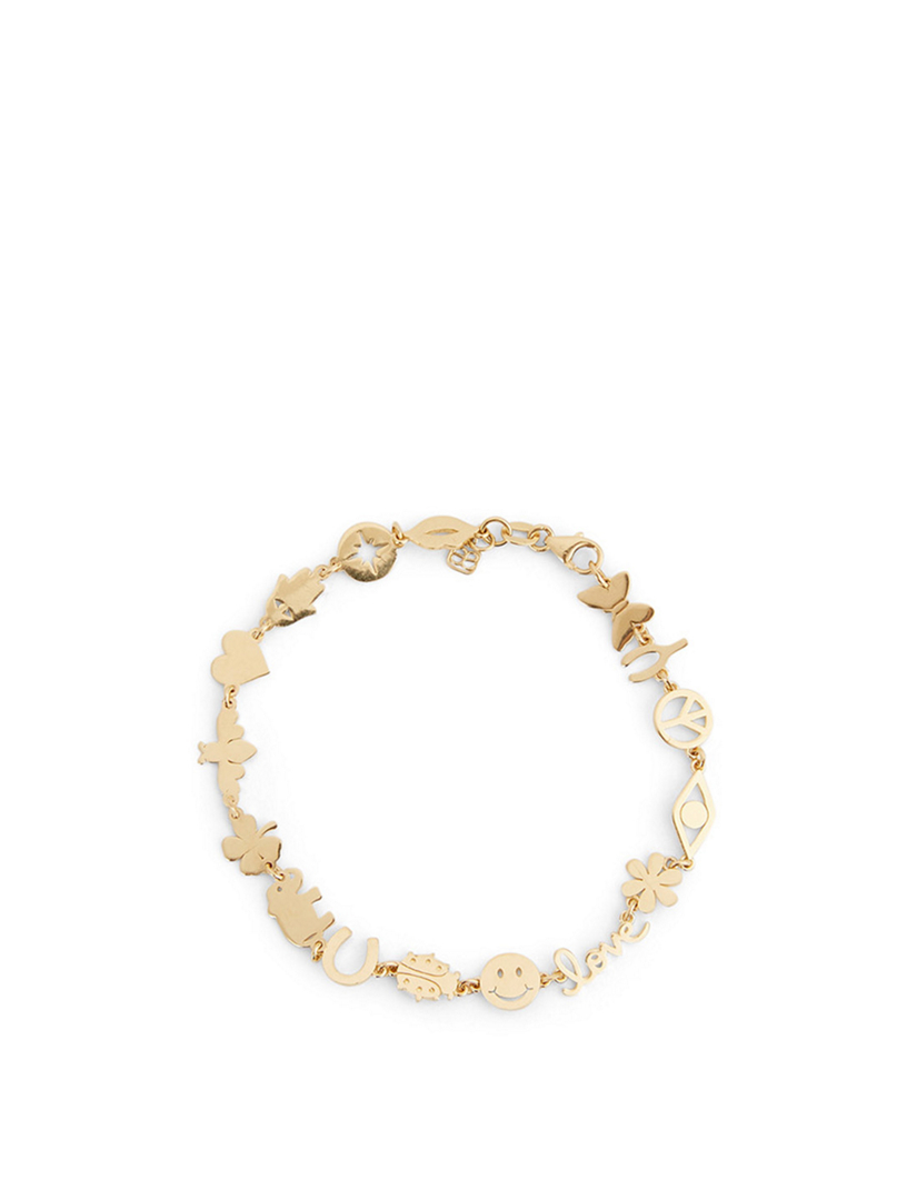 SYDNEY EVAN 14K Gold Tiny Pure Link Bracelet Holt Renfrew Canada