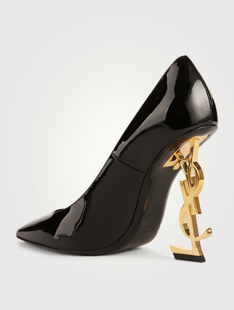 SAINT LAURENT Opyum 110 Patent Leather YSL Heeled Pumps | Canada