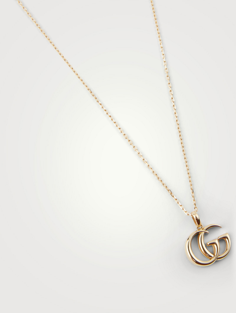 gg running 18k necklace