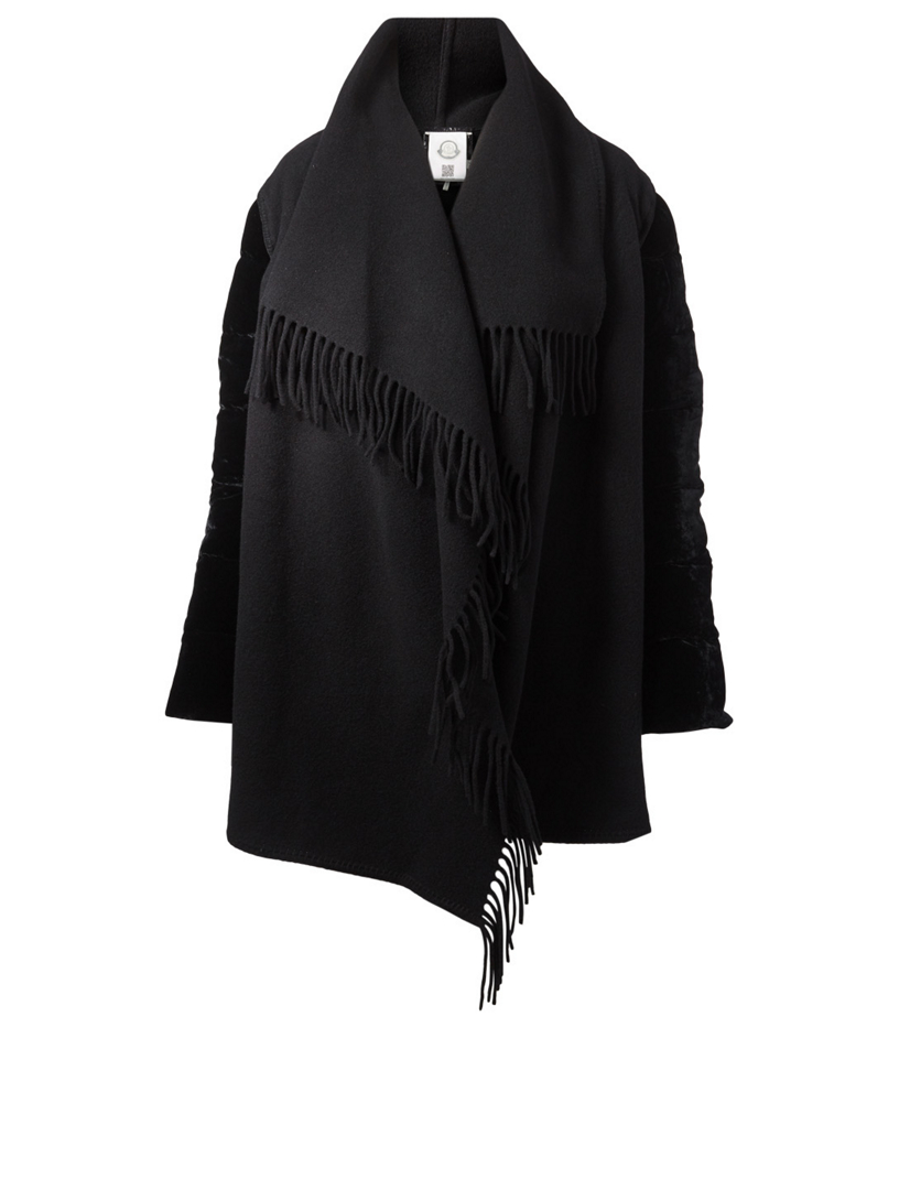 moncler wool cape