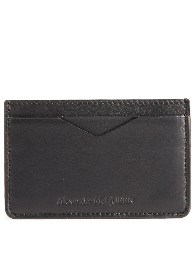 ALEXANDER MCQUEEN Ribcage Leather Card Holder Holt Renfrew Canada