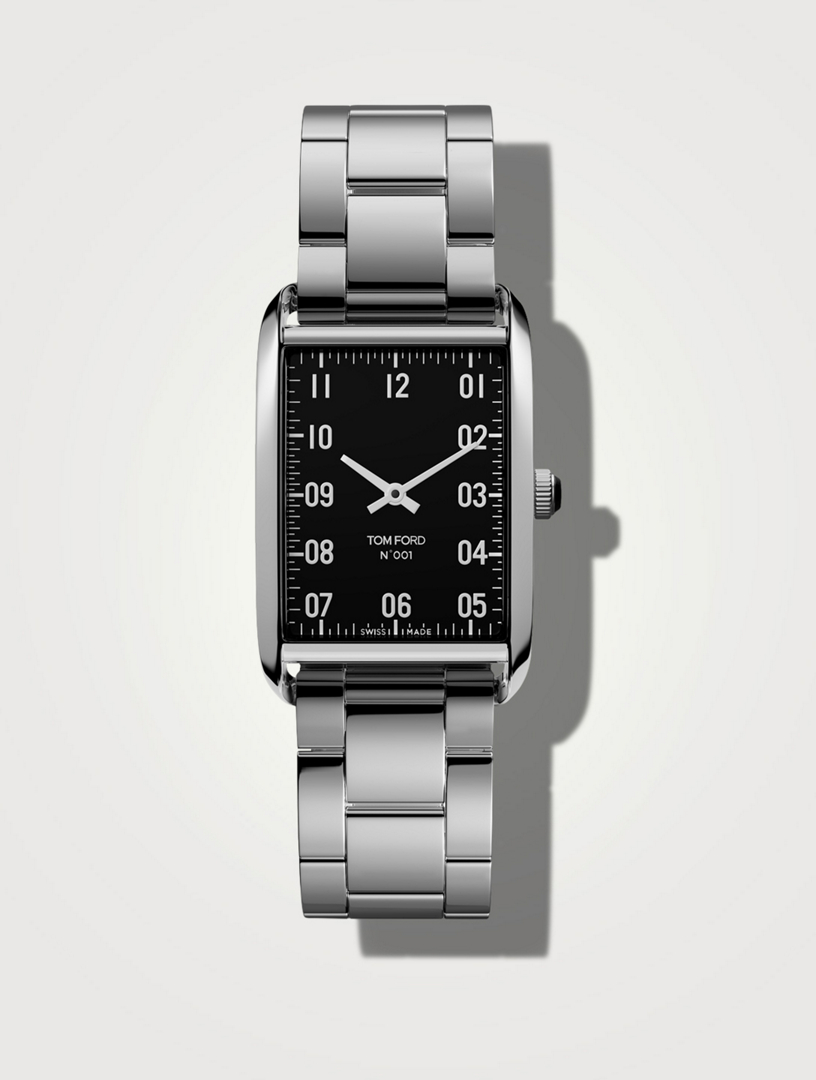 TOM FORD No. 001 Large Polished Stainless Steel Watch Case, 30mm x 44mm |  Holt Renfrew Canada