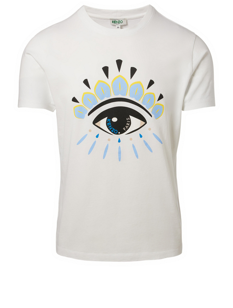 white kenzo eye t shirt