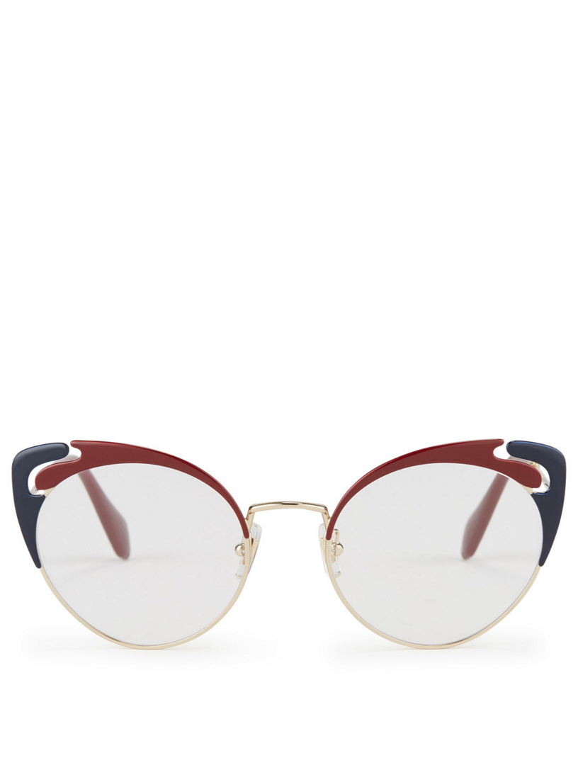 Miu Miu Lunettes De Vue Noir A Silhouette œil De Chat Holt Renfrew Canada