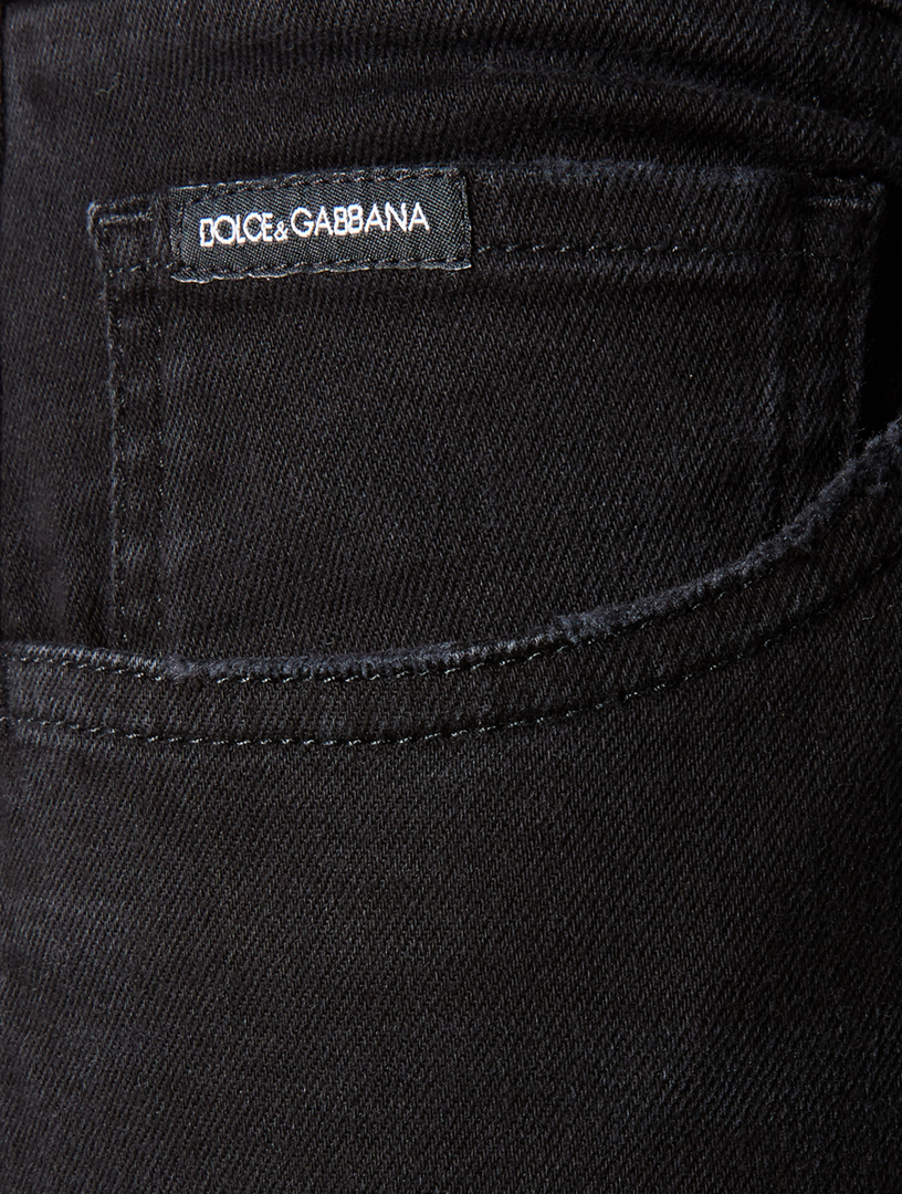 dolce and gabbana black jeans