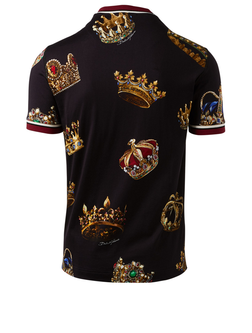 DOLCE & GABBANA T-Shirt In Crown Print | Holt Renfrew Canada