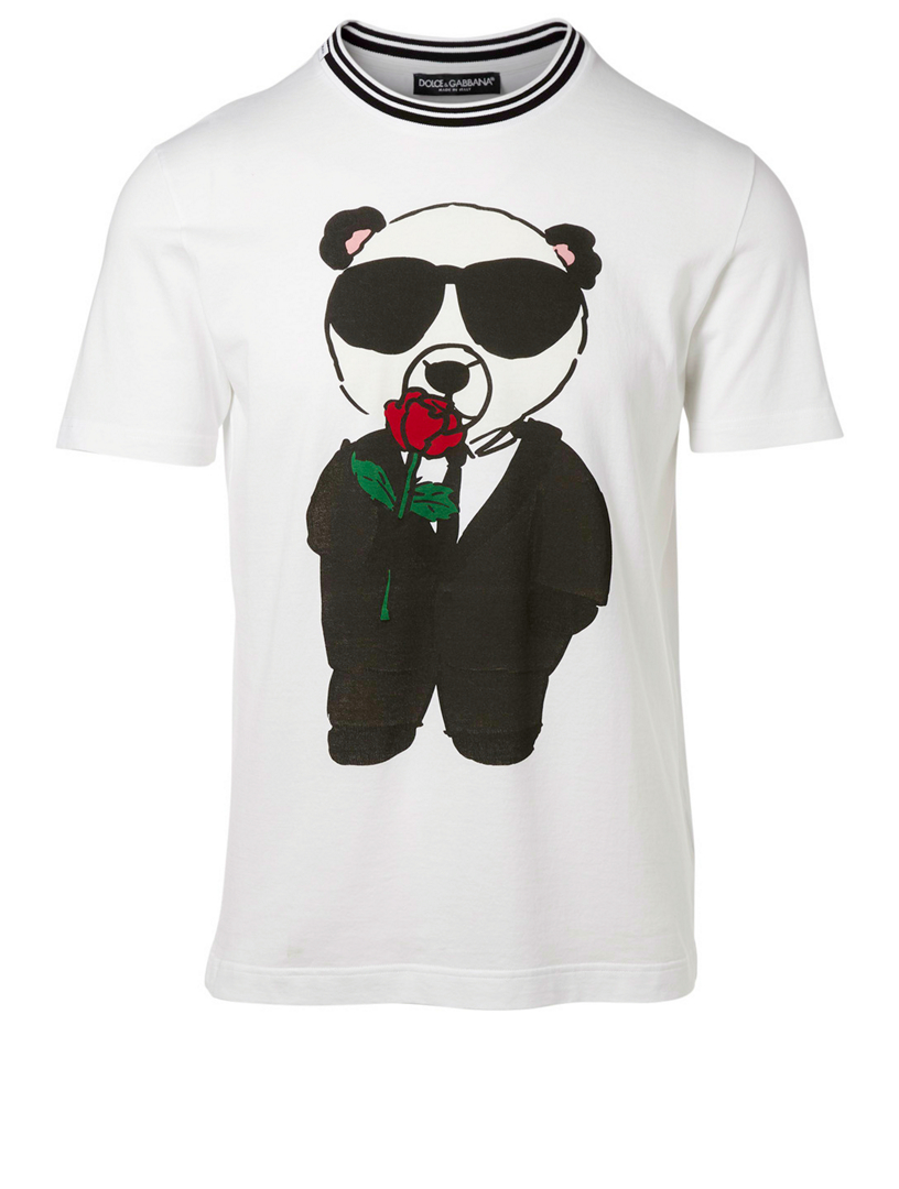 DOLCE & GABBANA Panda Rose T-Shirt | Holt Renfrew Canada