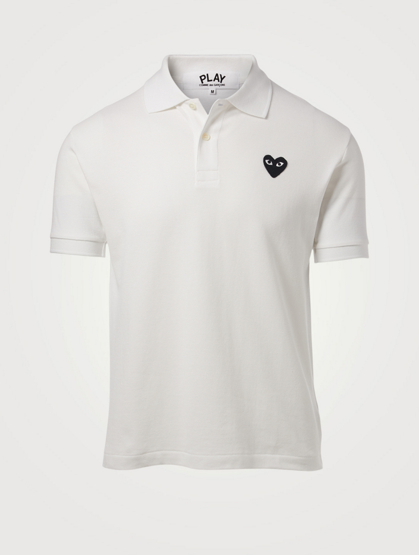 comme des garcons men's polo shirt