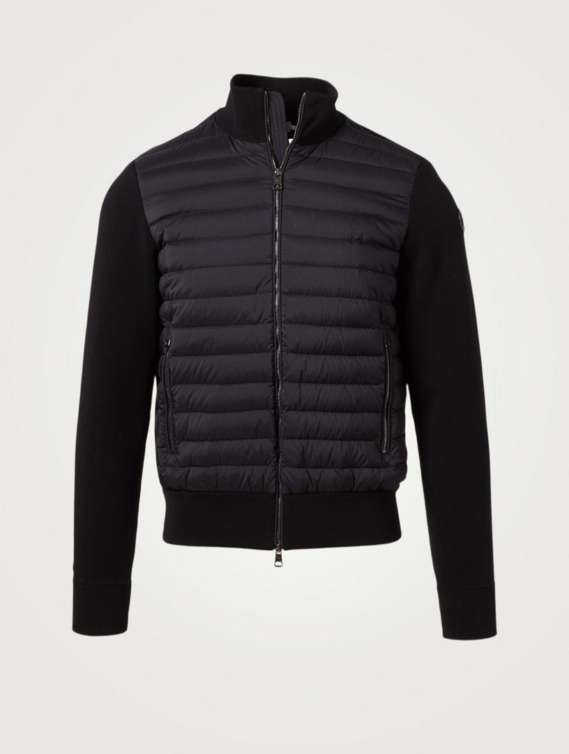 moncler zip cardigan