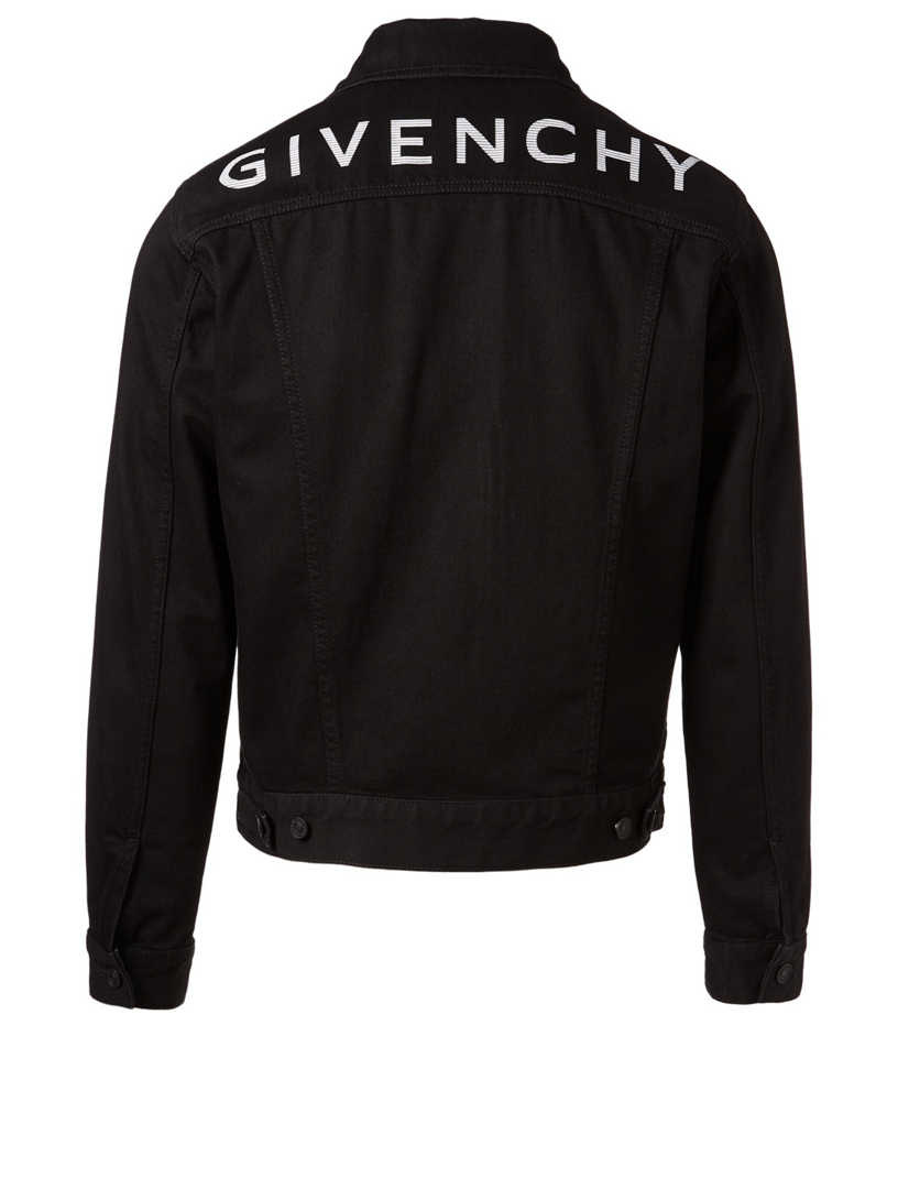 givenchy black jean jacket