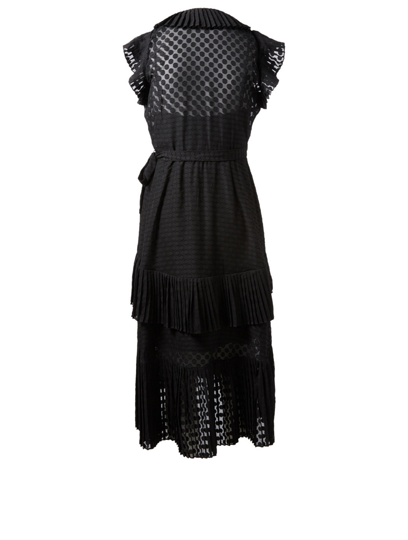 zimmermann black wrap dress