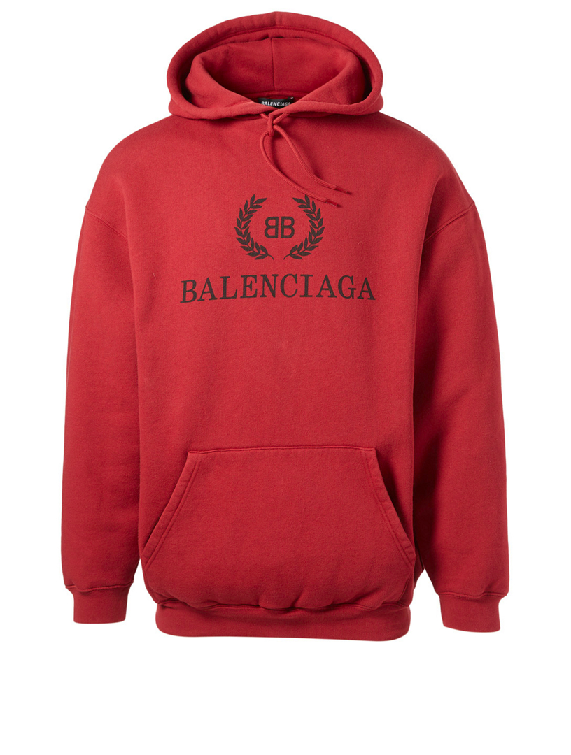 balenciaga red sweatshirt