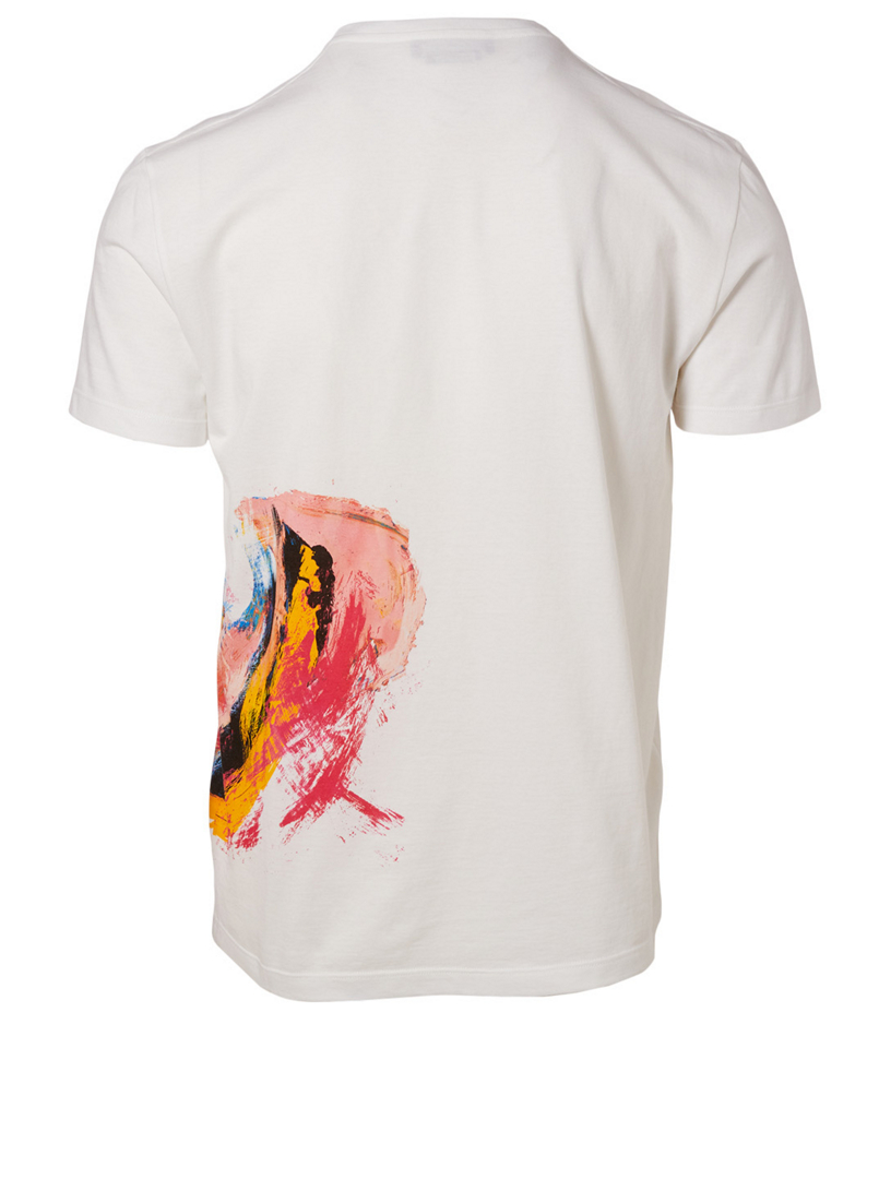 ALEXANDER MCQUEEN T-Shirt In Paintbrush Print | Holt Renfrew Canada