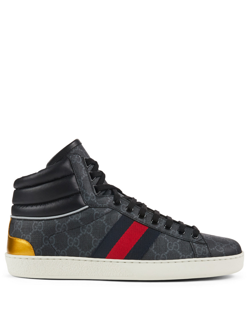 gucci ace high top black