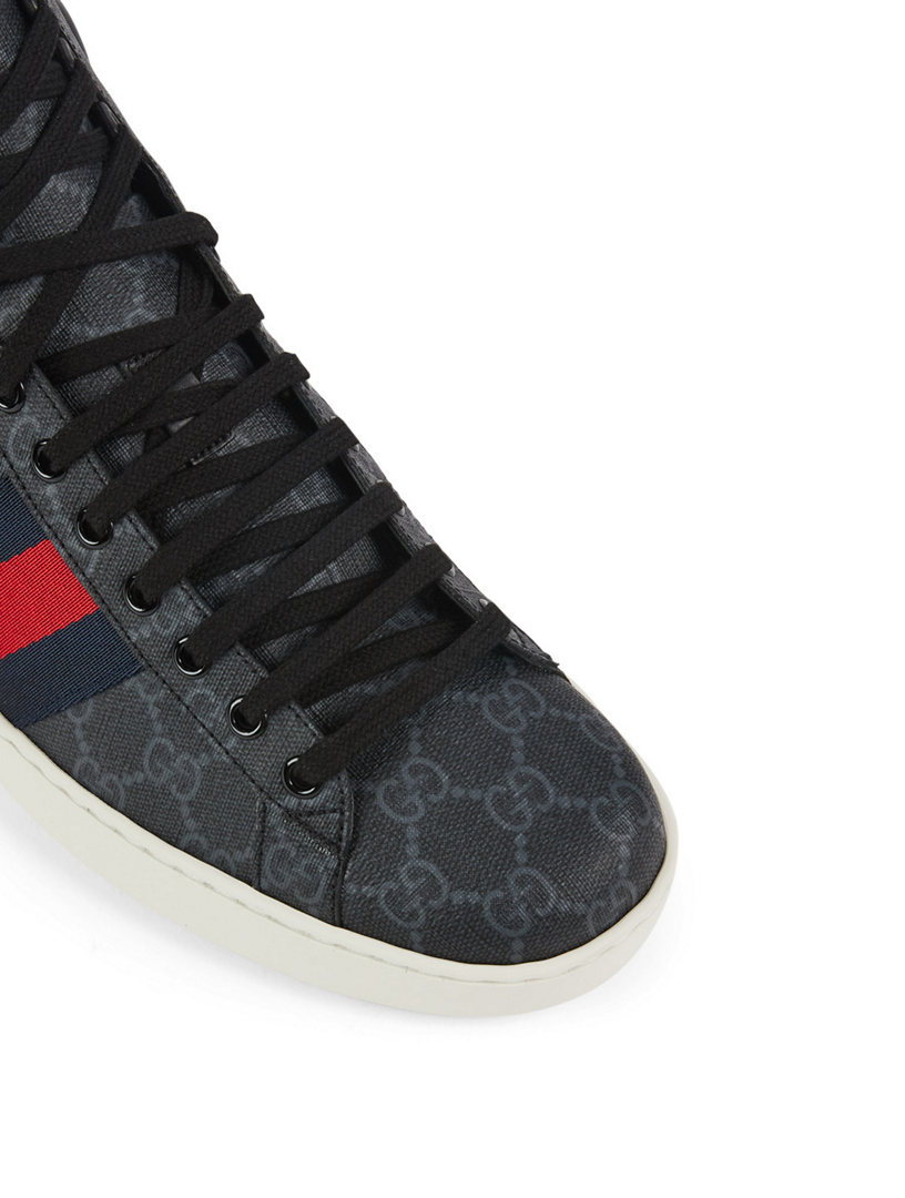 gucci supreme sneakers black